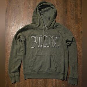 Victoria's Secret Green Hoodie Sweater